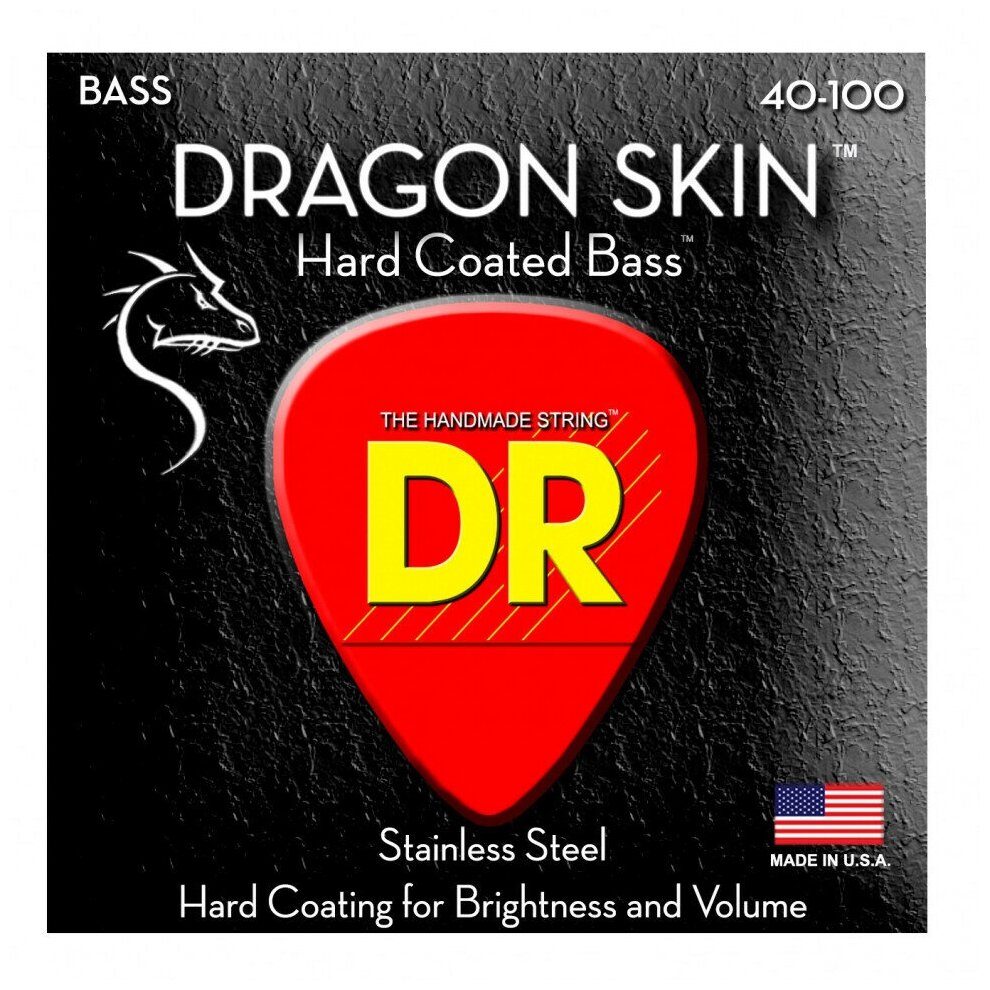 DR DSB-40 DRAGON SKIN Струны для бас-гитары