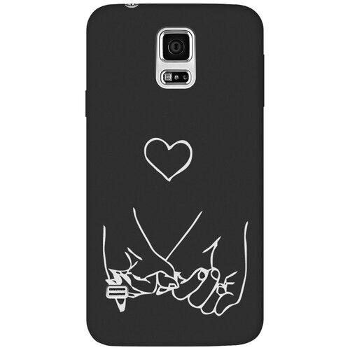 Матовый Soft Touch силиконовый чехол на Samsung Galaxy S5, Самсунг С5 с 3D принтом Lovers Hands W черный матовый soft touch силиконовый чехол на samsung galaxy s5 самсунг с5 с 3d принтом rat w черный