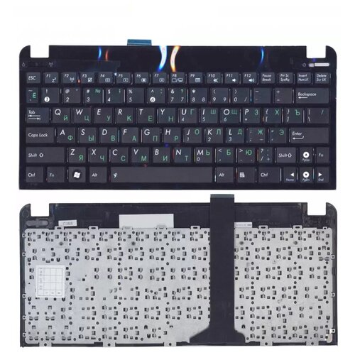 Клавиатура keyboard 13NA-3DB020 для ноутбука Asus Eee PC 1011PX 1015PX 1015BX 1015CX 1015PE черная с рамкой 849₽