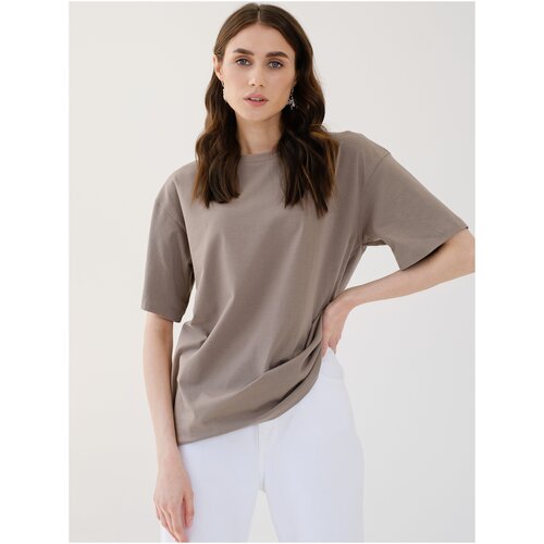 фото Byrysh / футболка базовая женская/ оверсайз / кофейная футболка