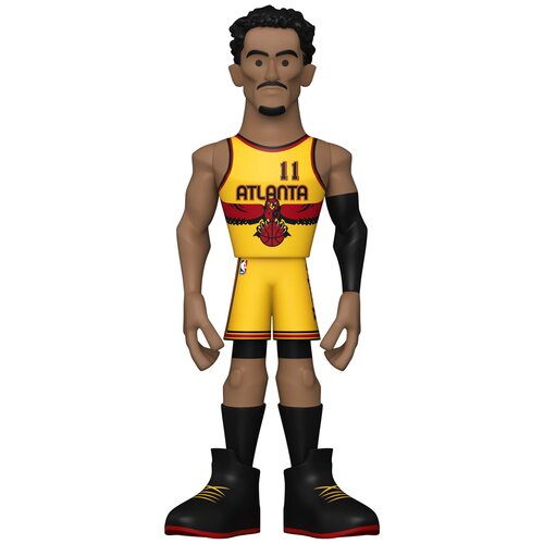 Фигурка Funko Vinyl Gold NBA Hawks Trae Young 59383, 12.7 см игровые фигурки funko подвижная фигурка vinyl figure villainous valentines lamb