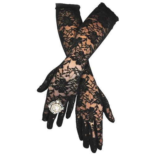 Перчатки Театр Имперских Зрелищ, демисезон/лето, подкладка, размер 44