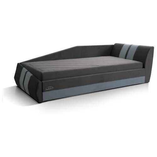 Фабрика Мирлачева кровать Forsage-Prima light blue с подъемным механизмом и реечным основанием 90х190см угол левый 29200₽