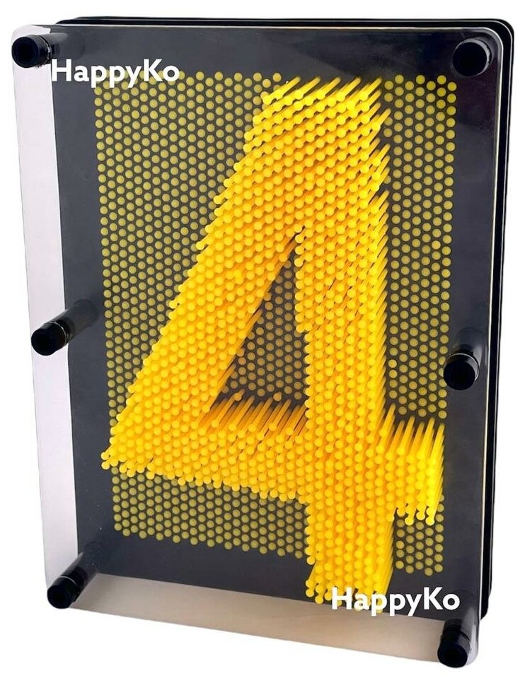 Экспресс скульптор 3D PinART 15x20 см желтый. Игрушка антистресс