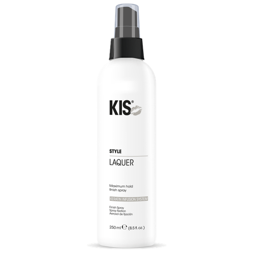 Профессиональный кератиновый жидкий лак для максимальной и длительной фиксации волос - KIS Laquer - 250 мл