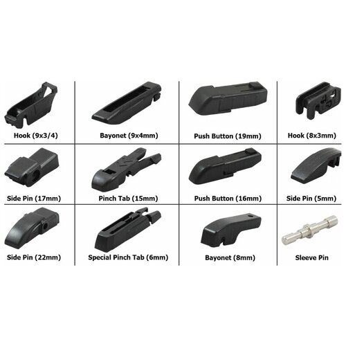 Щётка стеклоочистителя бескаркасная 700мм