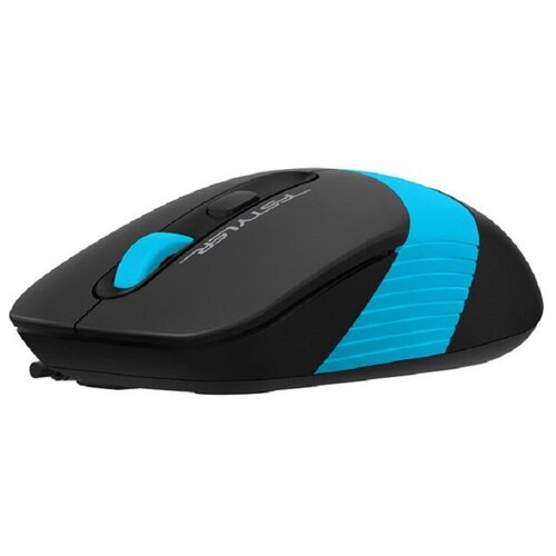 Мышь A4Tech Fstyler FM10 черный/синий оптическая (1600dpi) USB (4but)