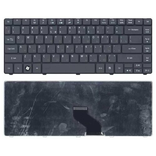 Клавиатура keyboard AEZQ1R00010 для ноутбука Acer Aspire 3750 4540 4741 4745 4935 Aspire TimeLineX 3410 3810 4410 4810 черная матовая 756₽