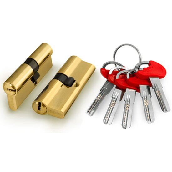 Цилиндровый механизм Fuaro (D-PRO500) D-PRO5000 Key 80 (30+10+40) PB латунь 5Key