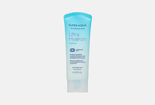 Гель-скатка для лица Super Aqua Ultra Hyalron Peeling Gel 100 мл