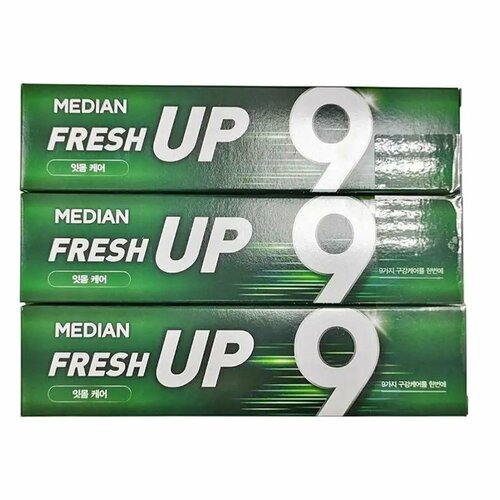 MEDIAN Fresh Up Gum Care Toothpaste Набор зубных паст three-120g
