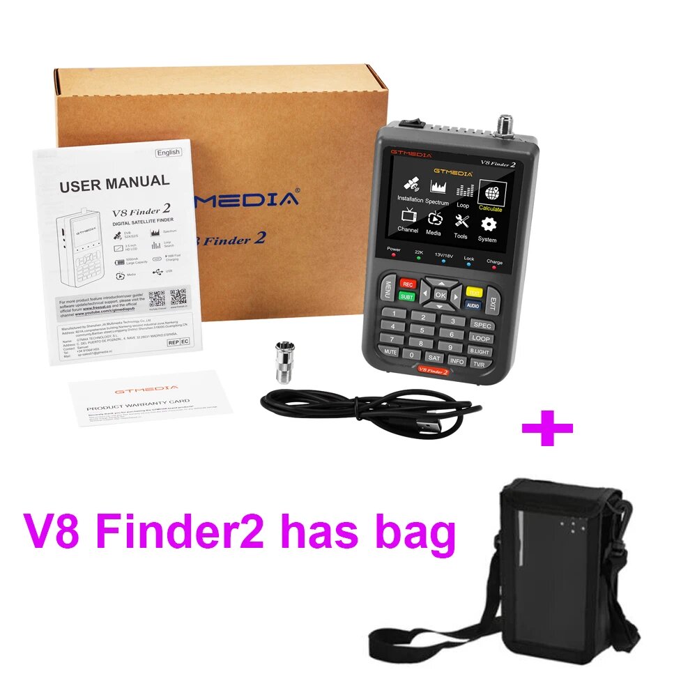 GTMEDIA V8 Finder2 Спутниковый приемник