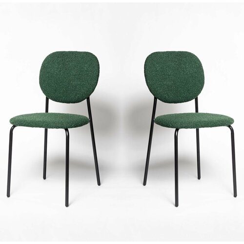 Стулья для кухни, 4 шт, С 101, букле, зеленый