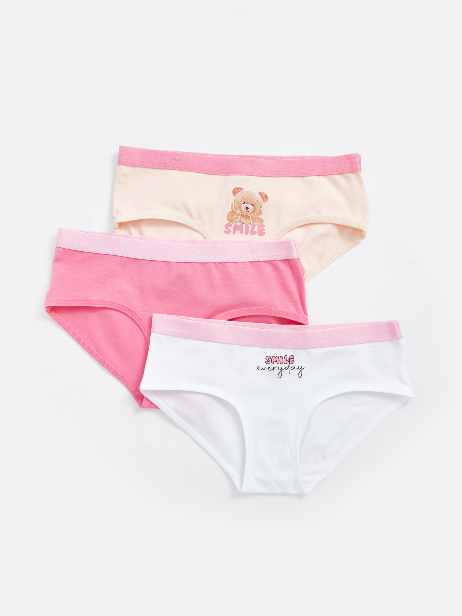 Трусы LC Waikiki, 3 шт., размер 9-10 лет, pink