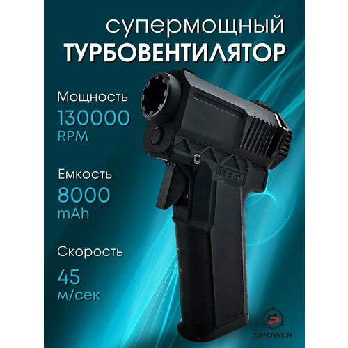Портативный турбовентилятор воздуходувка мощная 4990₽