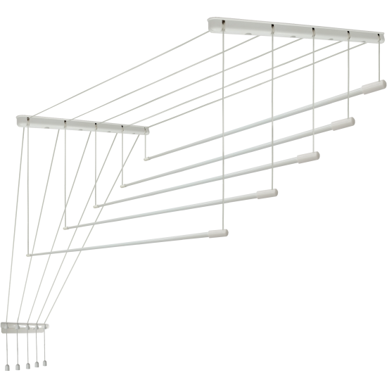 Сушилка потолочная Anyday для белья алюм. 5 пр. 17 м белая 005348