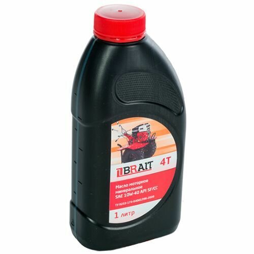 Присадка BRAIT PREMIUM 4-Т SAE 10W-40 API SF/CC минеральное 1л
