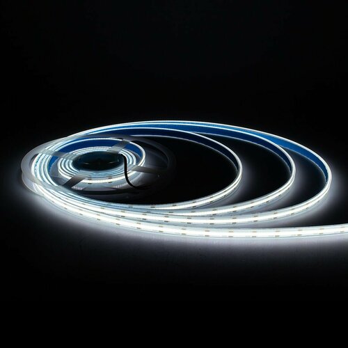 Светодиодная лента COB, 320 chip/m, white, 12V, IP68, CRI>90, R14