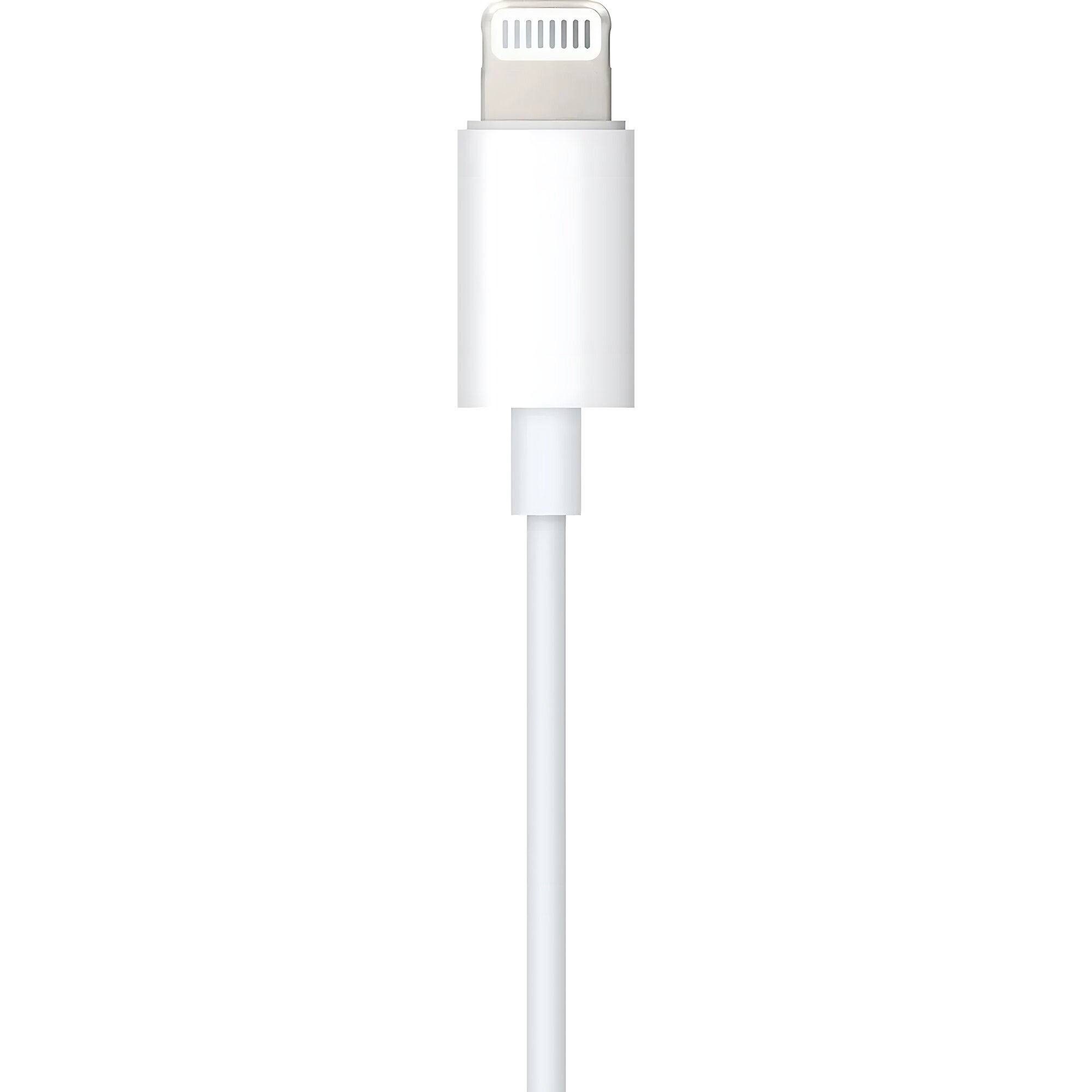 Переходник/адаптер Apple MMX62ZM/A Lightning - 3.5 mm Jack, 0.1м, белый — фото 1