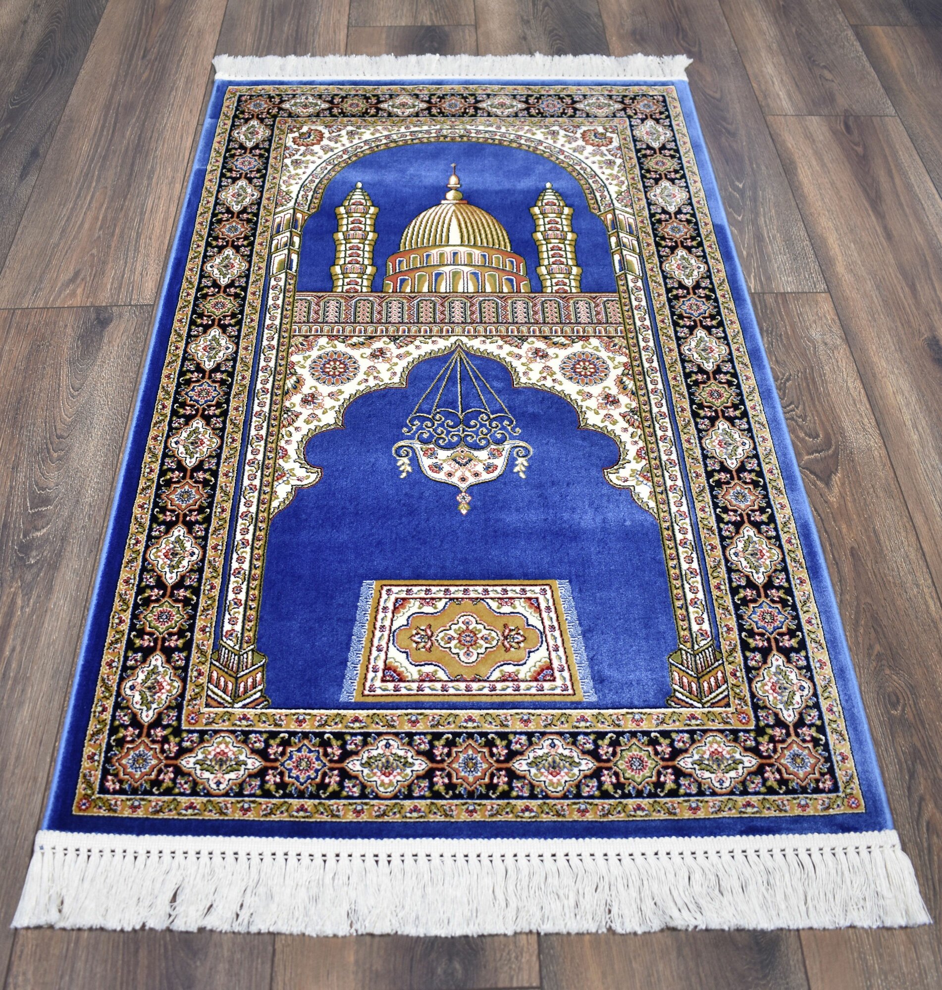 Коврик Roger Vanden Bergh Namaz, молитвенный, синий, Бельгия, 0,67x1,1 м — фото 1