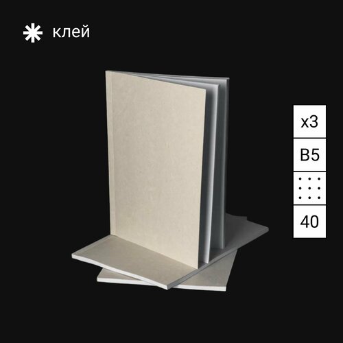 Набор тетрадей №1 / B5 точка 40 листов 3 шт 