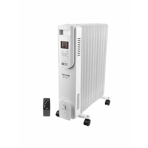 Масляный обогреватель 11секций 3кВт дисплей пульт 4770₽