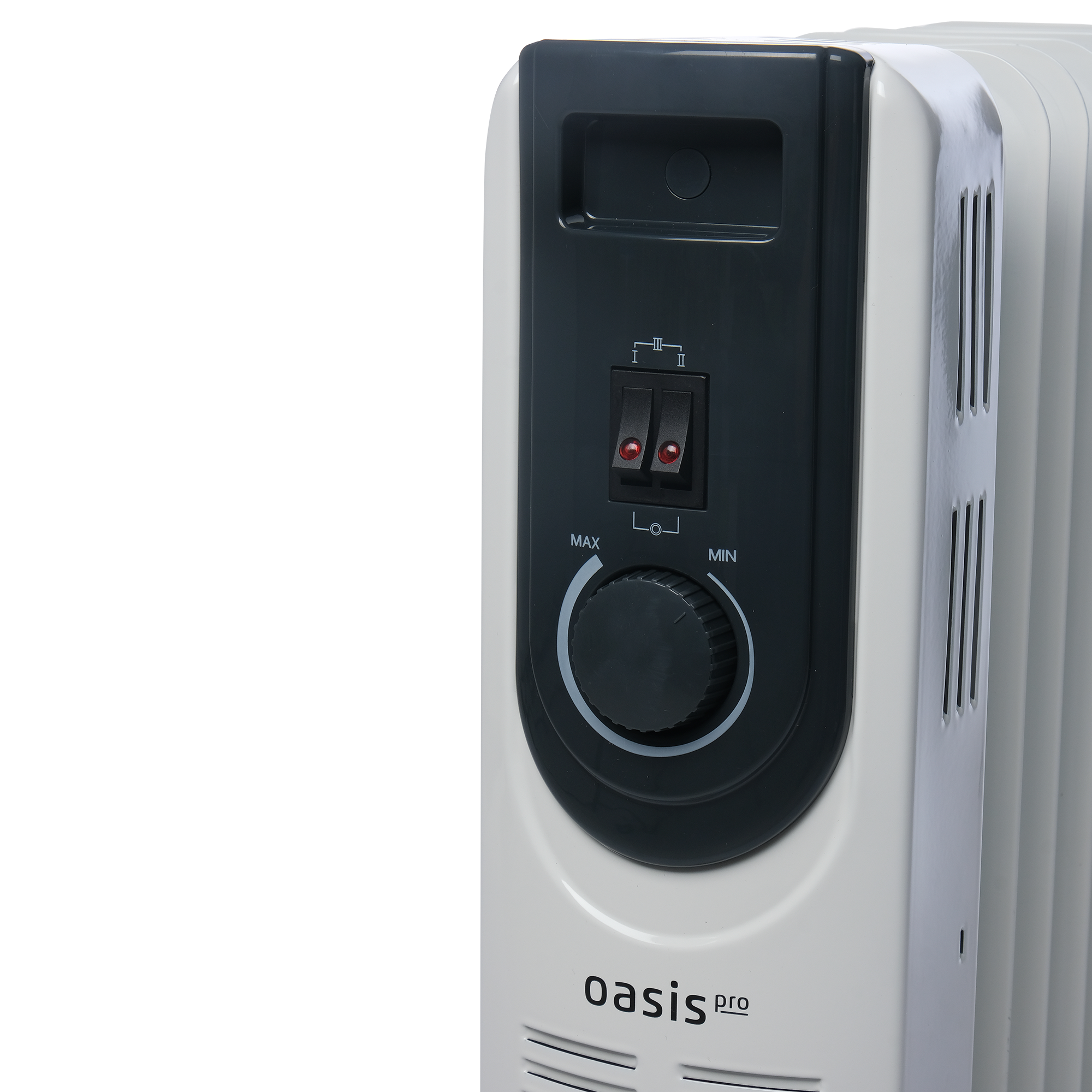 Изображение Масляный радиатор Oasis для дома, 1500 Вт, 7 секций, 3 режима