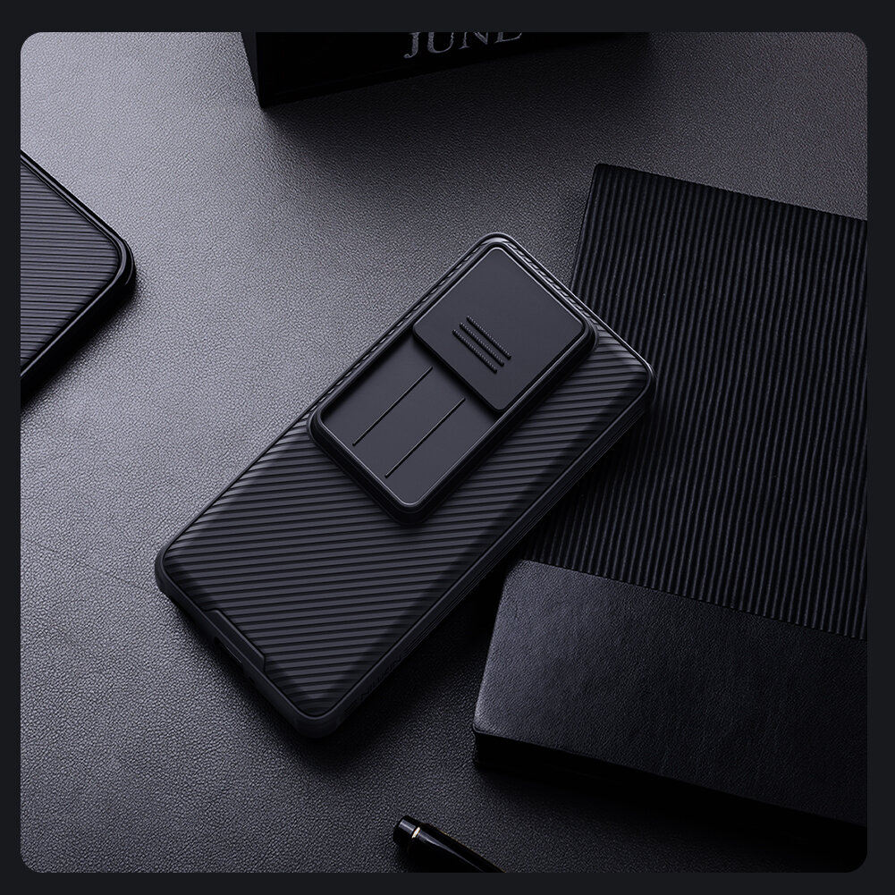 Усиленный чехол с сдвижной шторкой для камеры от Nillkin для Xiaomi 14T Pro, серия CamShield Pro Case — фото 1