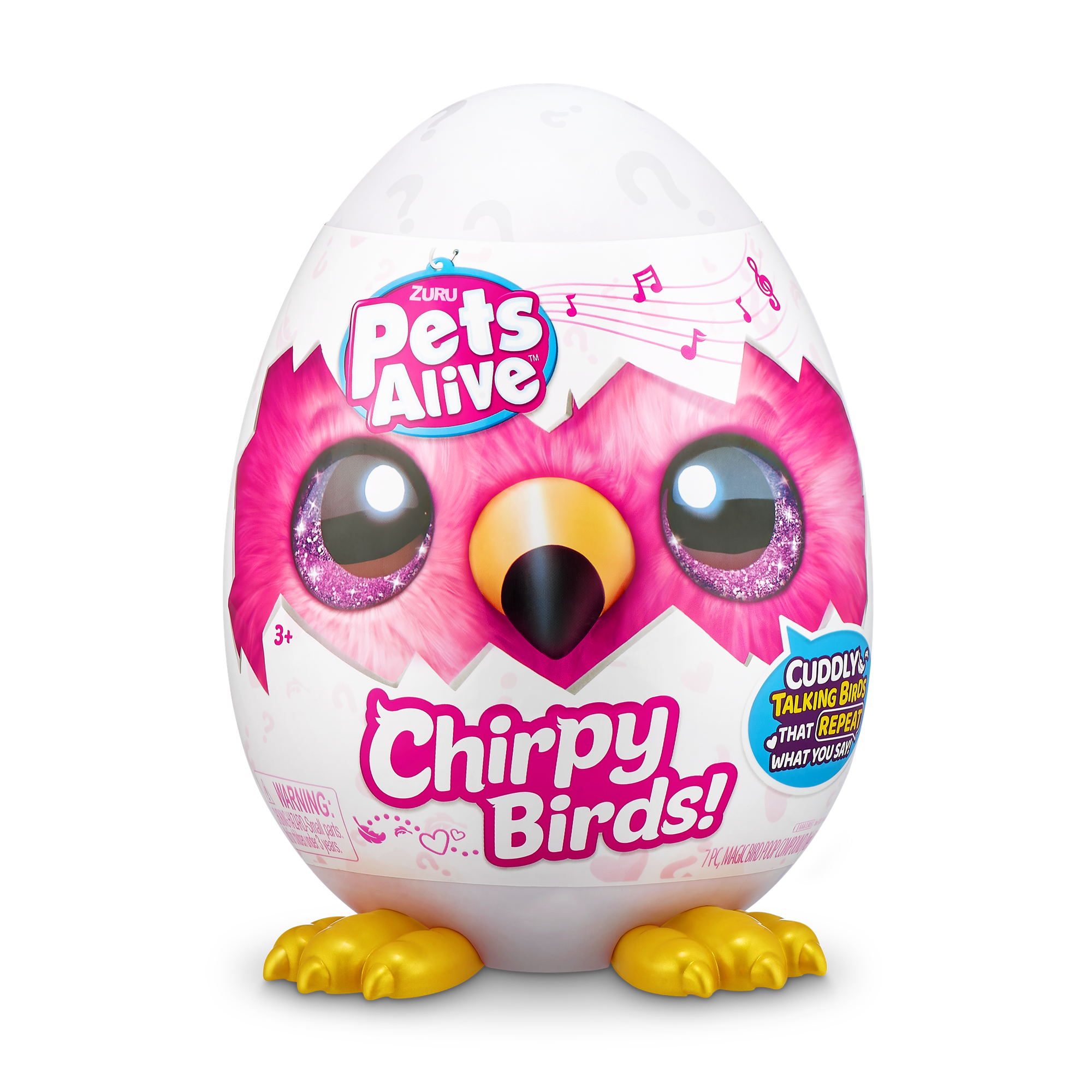 Интерактивная игрушка Pets Alive Птичка-повторюшка, Chirpy Birds, 9537, 3+, в ассортименте