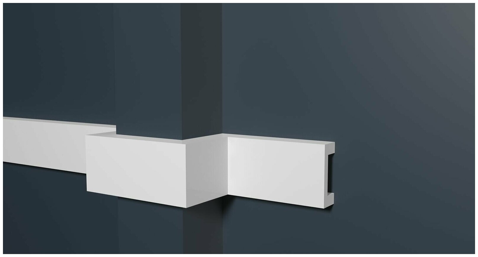 Молдинг под покраску Decor-Dizayn дюрополимер DD618(2m) 40х15х2000мм 1 шт.