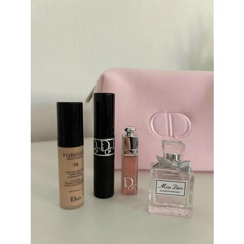Набор для макияжа Dior духи тональный крем блеск для губ тушь для ресниц 8222₽