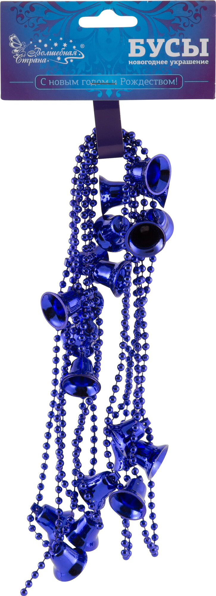 Новогоднее украшение Бусы Колокольчики 