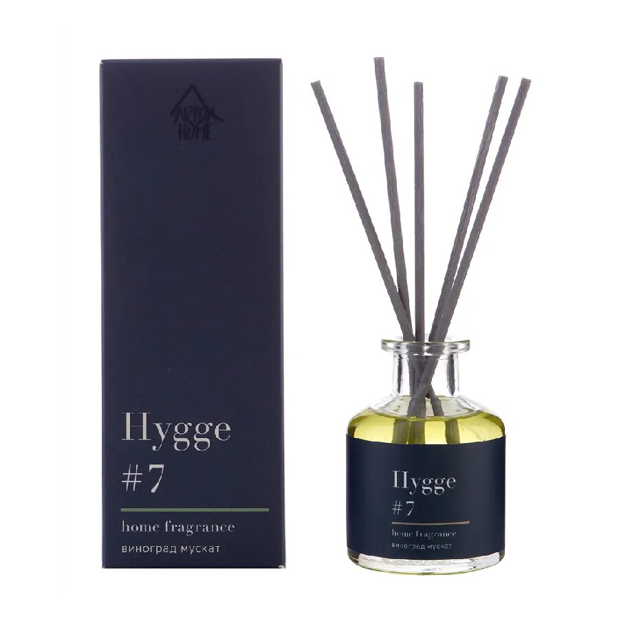 Ароматический диффузор Arida Home "Hygge №7", аромат виноград мускат
