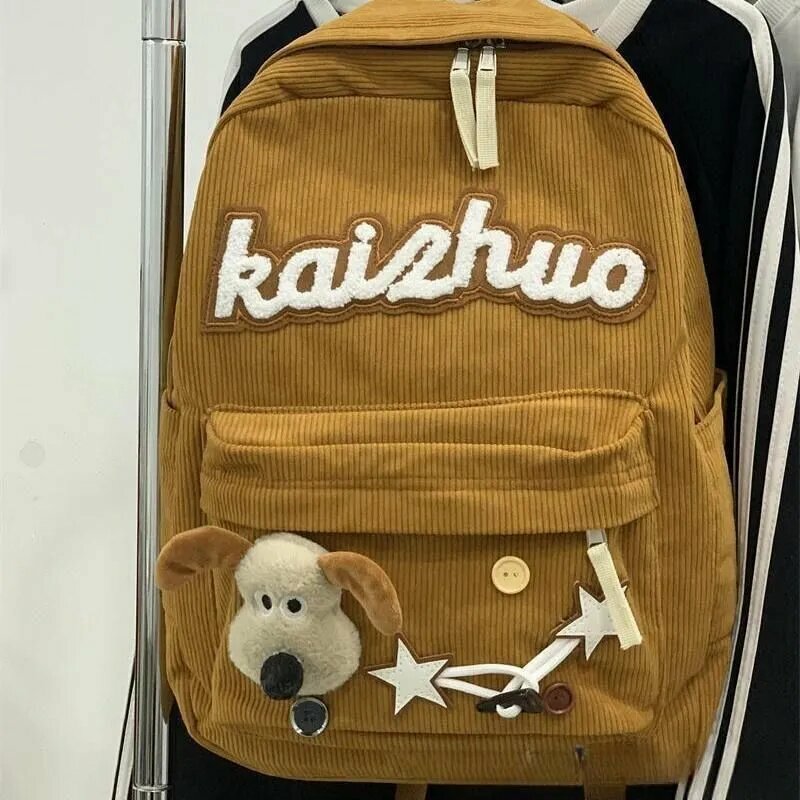 Вельветовый Школьный рюкзак /спортивный рюкзак аниме бархат 42*31cm ISDG-Y