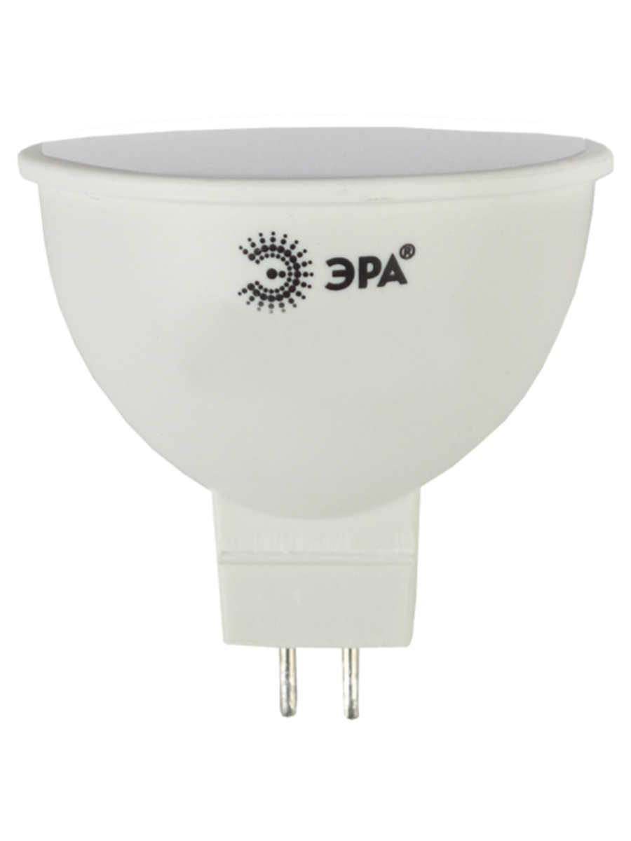 Лампочка светодиодная ЭРА 8Вт 640Лм 2700К GU5.3 теплый белый свет софит