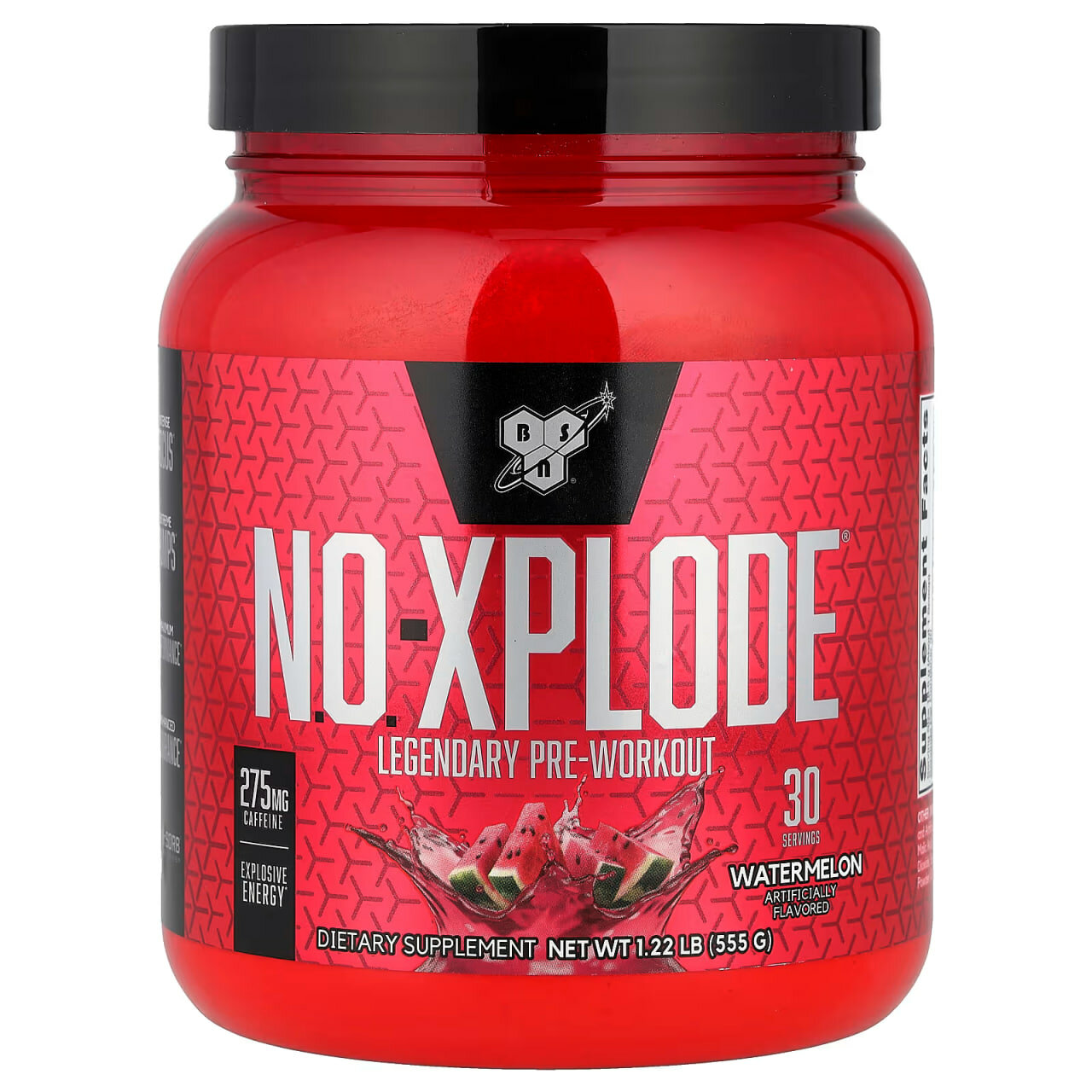 BSN N.O. Xplode — предтренировочный комплекс, WATERMELON, 30 порций