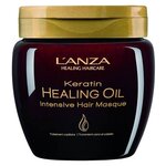 Маска с кератиновым эликсиром LANZA Keratin Healing Oil Intensive Hair Masque (210 мл) - изображение