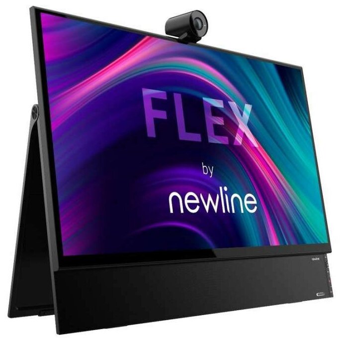 Интерактивный 4K-монитор Newline Flex. 27 дюймов, ёмкостный, 4К-камера, 8 микрофонов, USB Type-C, наклон, SDM-L