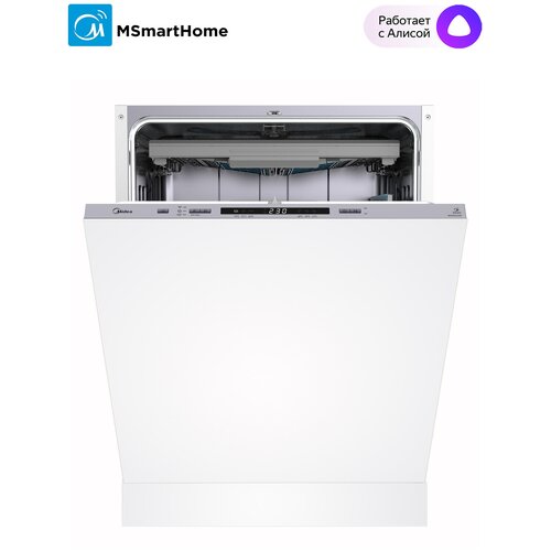 Встраиваемая посудомоечная машина 60см MIDEA MID60S430i белый (3 корз, WiFi)