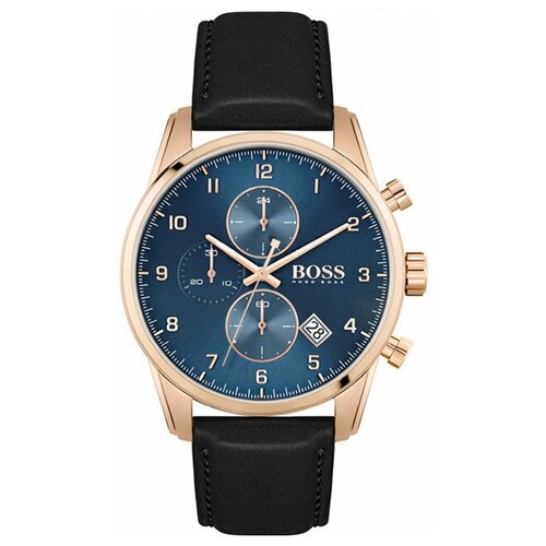 фото Наручные часы boss, черный, синий
