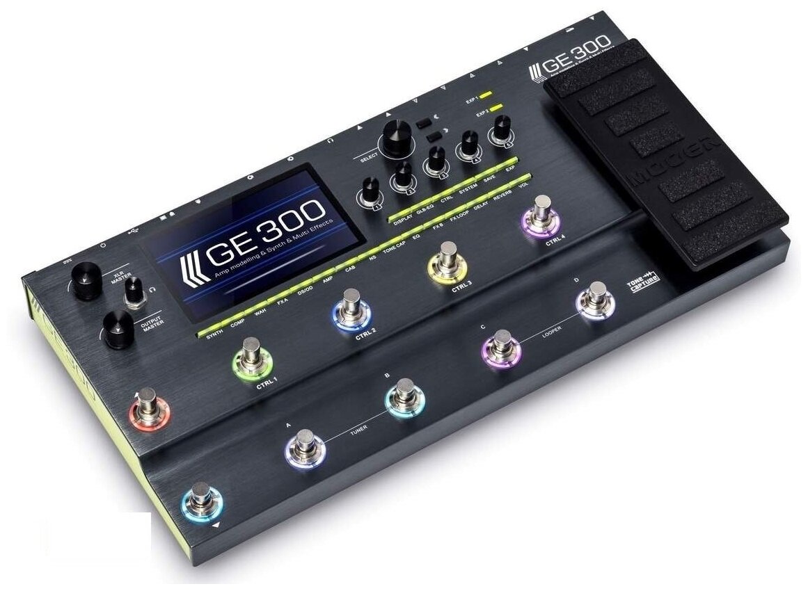 Mooer GE300 гитарный процессор эффектов с педалью экспрессии