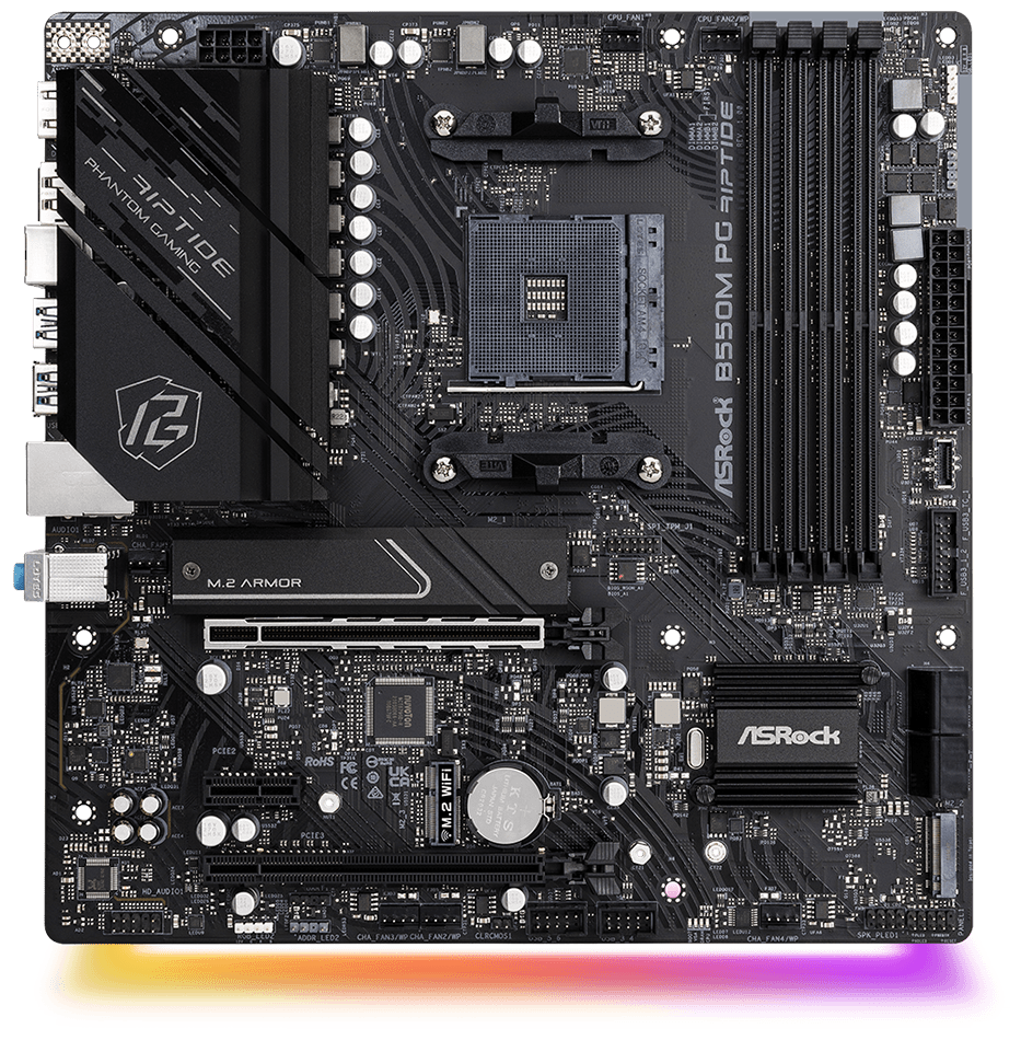 Материнская плата Asrock B550m PG Riptide (am4, mATX) B550m PG Riptide .