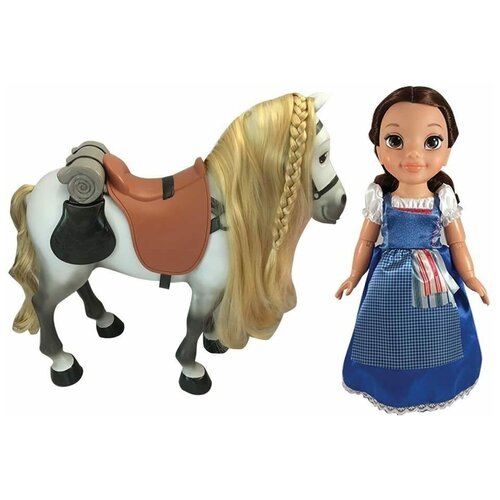 фото Кукла белль и лошадка beauty and the beast jakks pacific