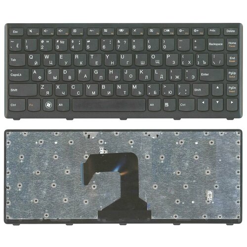 Клавиатура для ноутбука Lenovo IdeaPad S300 S400 S405 черная 1150₽