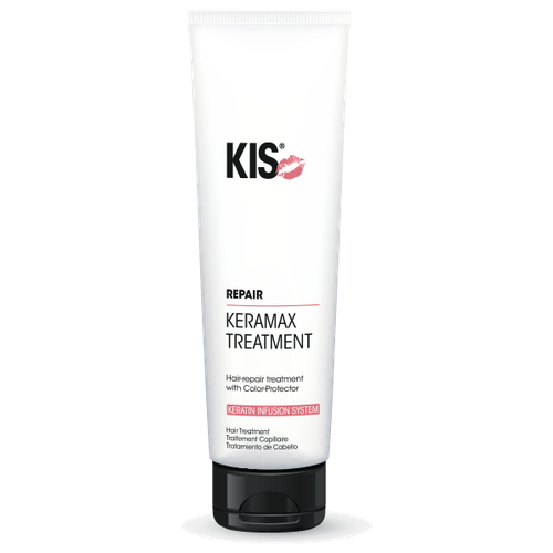 Профессиональная кератиновая маска с мощным восстанавливающим действием для сильно поврежденных волос - KIS KeraMax Treatment, 150 мл kis repair keramax shampoo