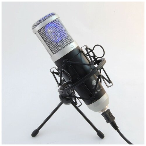 MCU-02 Микрофон конденсаторный USB, черный, Октава