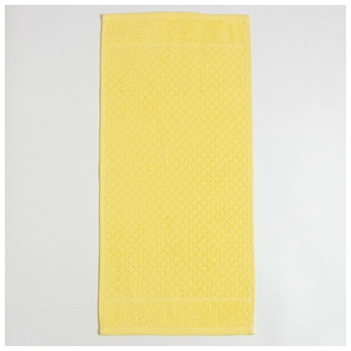 Полотенце махровое Love Life "Silky dream" 50х90 см, жёлтый, 100% хл, 400 гр/м2 - фотография № 5