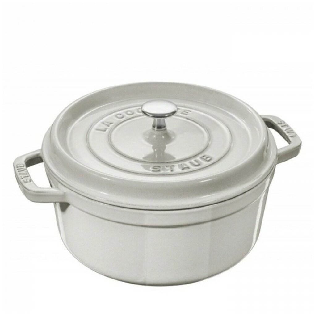 Кокот Staub La Cocotte 3,8л, белый трюфель - фото №1