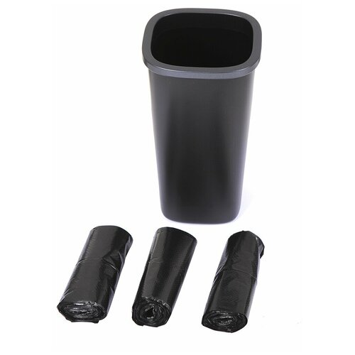 Автомобильный мусорный бак Baseus Dust-free Trash Can Black CRLJT-A01