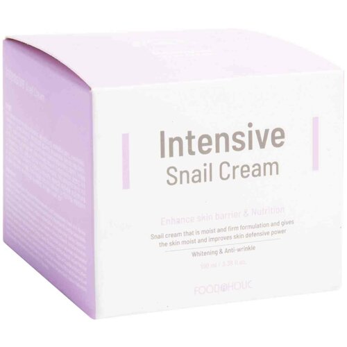 Антивозрастной крем для лица с муцином улитки FoodAHolic Intensive Snail Cream (100 мл)